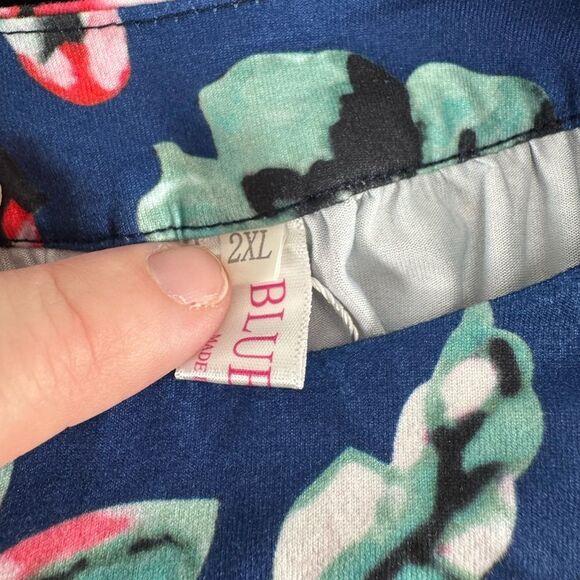 Blue Time Floral Sleeveless Dress women’s 2xl - Picture 7 of 12